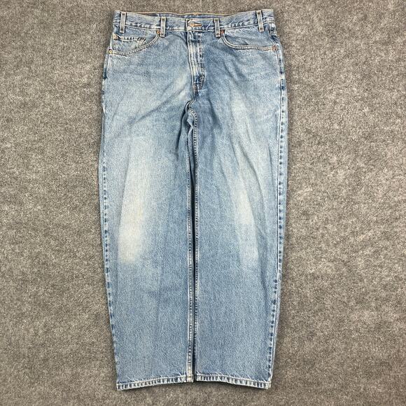 Levi's 550 Jeans Mens 38x30 Blue Relaxed Fit Straight Leg Mid Rise Vintage - Picture 1 of 9